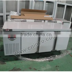 304 Stainless Steel Restaurant Kitchen Chest Freezers Sale/Freezer On Wheels/Commercial Kitchen Freezer thumbnail-2