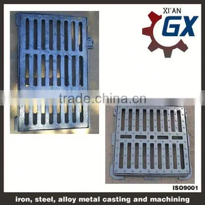 Rectangular Decorative Stainless Steel Sidewalk Drain Grate thumbnail-1