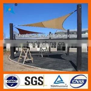 100% HDPE Fabric Commercial Grade UV 5 Years Fabric Square Large Outdoor Canopy thumbnail-1