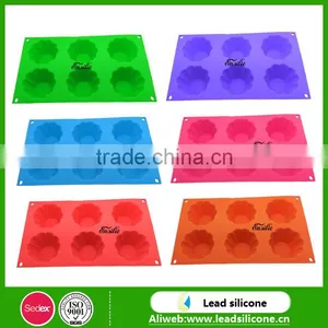 100% Food Grade Recycling Heart Combination Shape Silicone Cake Mold thumbnail-2