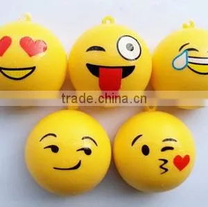 2017 New Design PU Funny Emoji Face Toy Emoji Gift Squishy thumbnail-1
