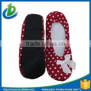 Trade Assurance Jersey Dance Ballet Shoe With Dots Printed thumbnail-2