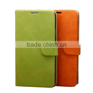 Popular Design Leather Case Genuine Leather Wallet Case for Samsung Note3, Sublimation Cases thumbnail-1