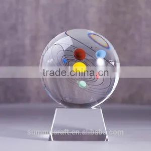 Crystal Ball Decoration Solar System Crystal Ball thumbnail-3