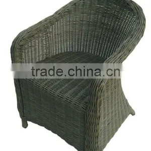 Poly Rattan Wicker Chair thumbnail-1