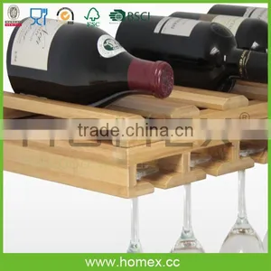 Marketable Wine Rack_bamboo Wine Bottle Holder_wall Mount Wine Rack_HOMEX thumbnail-4