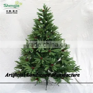 SJZJN 1512 HIGH Quality ! 2015 Green Artificial Christmas Tree & PVC and PE a Variety of Color thumbnail-2