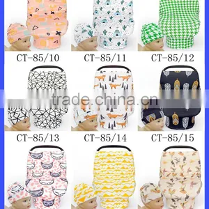 Multi-use Stretchy Bear Baby Car Seat Covers & Nursing Cover thumbnail-6