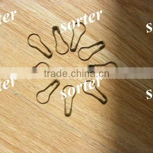Bulk Packing Way Bronze Color Pear Shaped Bulb Safety Pin for Garment thumbnail-1