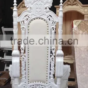 Wedding Stage Bride and Groom King and Queen Chairs thumbnail-1