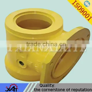 WCB Cast Steel Casting Resin Sand Casting Cnc Machining for Pipe Parts Three-way Pipe thumbnail-1