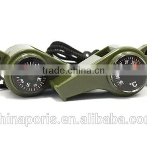 CAMPING WHISTLE FOR EMERGENCY WITH THERMOMETER AND HUMIDOMETER thumbnail-3