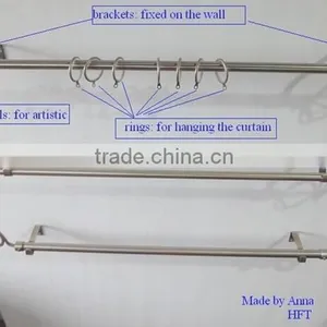 2015 New Fasionable All Kinds of Curtain Rod With Fashionable Finals,rings Brackets thumbnail-1