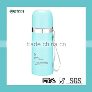Double Wall Stainless Steel Color Vacuum Flask in Bullet Type thumbnail-2