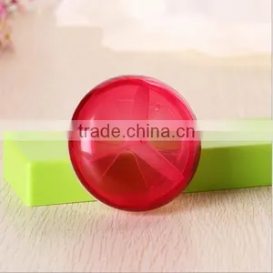 Custom Round 3 Compartment Plastic Pill Box,custom Plastic Medication Case Pill Box,custom Practical Plastic Pill Box Supplier thumbnail-1