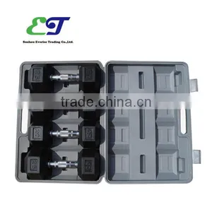 Hex Rubber Dumbbell Set thumbnail-1