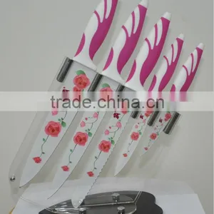 Colorful Ceramic Coated Blade Kitchen Knife Set thumbnail-1
