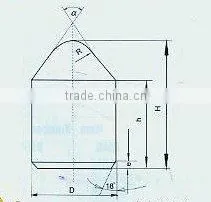 Mine and Oil Field Drill Bits c for Hard Alloy Teeth (1373) thumbnail-1