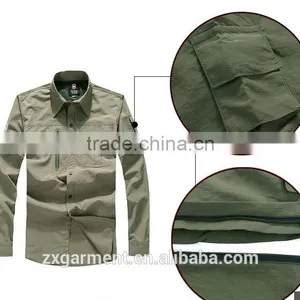2017 Summer Fashion Designer Quick Drying and UV Resistant Hiking Shirts Outdoor Brand Sports Camping Men's Shirts thumbnail-2