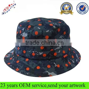 Red Dots Custom Printing Bucket Hat Sports Bucket Hat thumbnail-1