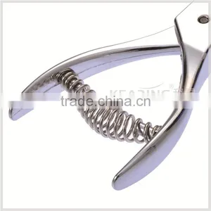 Metal Pattern Notcher Punching Hole ( 1/4'' * 1/16 '' ) Overall Casting Alloy Notcher # 45N-C thumbnail-4