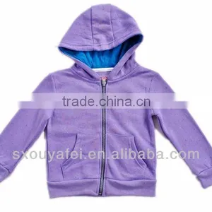 Kid Clothes Child Apparel With Long Sleeve Coat Kids Zip Hoodie thumbnail-1