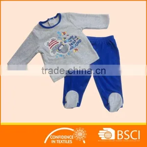 Winter And Autumn Cotton Kids Thermal Soft Pajamas thumbnail-1