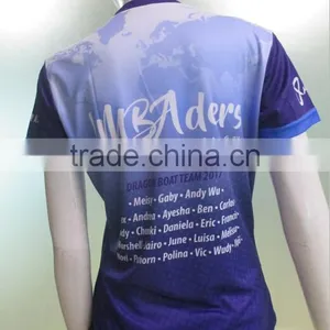 Dragon Boat Event Mens and Womens Sublimation Printing Dry Fit Running t Shirt thumbnail-4
