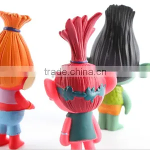 Popular Hairy Little Troll Doll Figure Trolls Pen Topper Gift for Kids Toy thumbnail-1