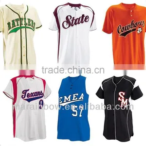 Wholesale Custom Team Baseball Jersey Uniforms With Discount From China thumbnail-1