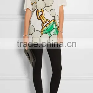 Oversized Printed Cotton t Shirt Printing Asia thumbnail-2
