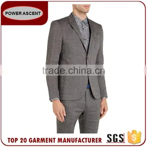 2017 Hot New Products Patch Pocket Fashion Polyester Viscose New Design Business Men Suit Custom thumbnail-5