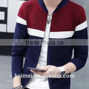 Wholesale Life Men Zipper Jacket Sweatshirt Without Hood CVC(80/20) thumbnail-2