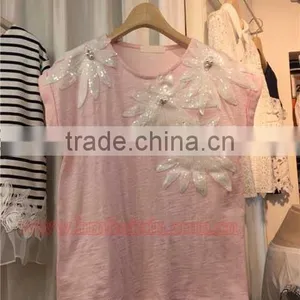 Apparel Women Korea Design T-shirts thumbnail-5