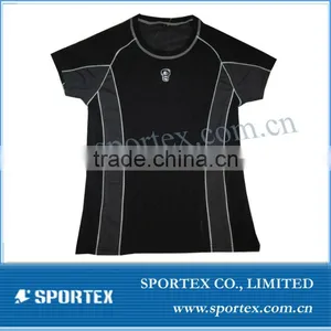 Women's Short Sleeve Compression Top / Compression Shirt for Women / Compression Top thumbnail-1