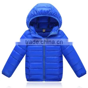 Factory! Custom Cheap but Quality Children Winter Jacket/design Kids Quilted Down Feather Jacket thumbnail-4
