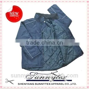 Mens Clothing Cheap Winderbreaker Diamond Quilited Reflective Jacket thumbnail-2