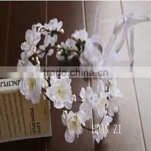 Wholesale Girls Headpiece Floral Halo Bridal Head Flower thumbnail-1