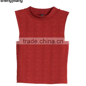 New Arrival Lady's Sleeveless Top Wholesale Fashionable Fitness Tank Top Guangzhou Manufacturers thumbnail-6