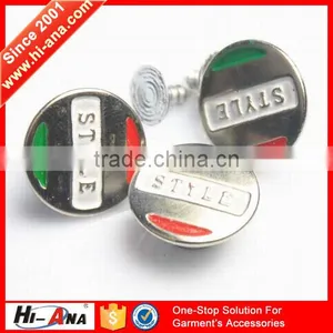 Hi-ana Button1 Familiar With Euro and US Market Multicolor Jeans Button Cover thumbnail-1