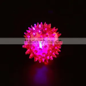 3pcs Dog Puppy Cat Pet Hedgehog Ball Rubber Bell Sound Ball Fun Playing Toy Hot Worldwide thumbnail-4