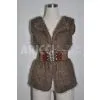 Faux Fur Vest, Fake Fur Vest, Artificial Fur Vest AR-8577 thumbnail-1