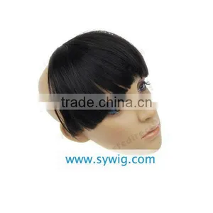 Natural Black Synthetic Long Hair Fringe thumbnail-1