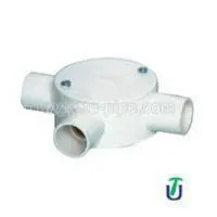 Electrical UPVC Three Way Circular Box DIN thumbnail-1