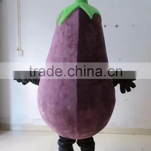 Adult Vegetables Eggplant Mascot Costume thumbnail-3