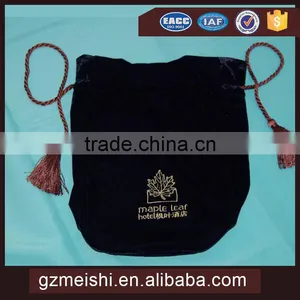 Custom Logo Cotton Laundry Bag With Rope thumbnail-2
