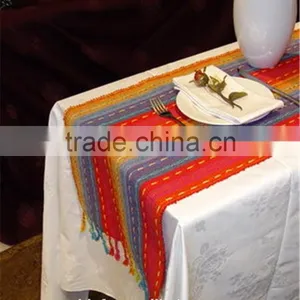 Decorative Jacquard Home Reataurant Satin Table Runner thumbnail-4