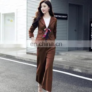 Korea Style Slim Fit Business Suit For Women thumbnail-1