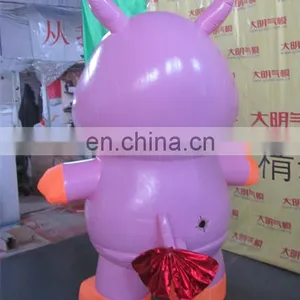 Costume Inflatable Pig Cartoon for Advertising /inflatable Pig thumbnail-3