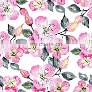 High Quality Custom Design Digital Print Service Rayon Crepe Fabric thumbnail-1